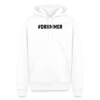 Drummer Musician Drum Player Drummer - Männer Premium Bio Hoodie - Weiß - Vorne - Nico (187cm)