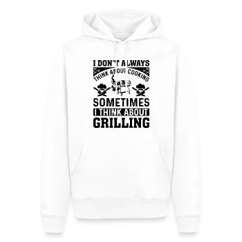 I Don't Always Think About Cooking Sometime I Thin - Männer Premium Bio Hoodie - Weiß - Vorne - Nico (187cm)
