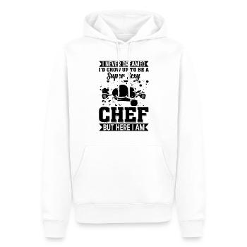 I Never Dreamed I'd Grow Up To Be A Super Sexy Che - Männer Premium Bio Hoodie - Weiß - Vorne - Nico (187cm)