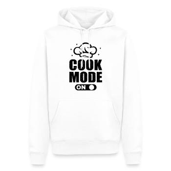Mode Cuisson sur Chapeau de Chef Chef Cuisinier Cuisinier - Sweat à capuche Premium bio Homme - blanc - Devant - Nico (187cm)