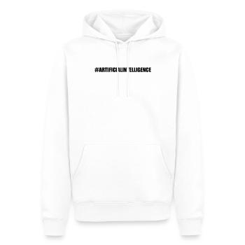 #Artificialintelligence - Machine Learning & AI In - Sweat à capuche Premium bio Homme - blanc - Devant - Nico (187cm)
