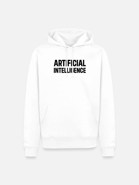 Artificial Intelligence - Ai Artificial Intelligen - Männer Premium Bio Hoodie - Weiß