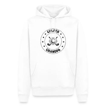 Golfer Grandpa - Golf Player Grandpa Golfer - Männer Premium Bio Hoodie - Weiß - Vorne - Nico (187cm)