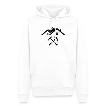 Roofer Roof Worker Roofing Roofer - Männer Premium Bio Hoodie - Weiß - Vorne - Nico (187cm)
