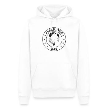 Paramoteur Papa Parapente motorisé Papa - Sweat à capuche Premium bio Homme - blanc - Devant - Nico (187cm)