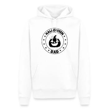 Funny Halloween Dad Halloween Pumpkin - Männer Premium Bio Hoodie - Weiß - Vorne - Nico (187cm)