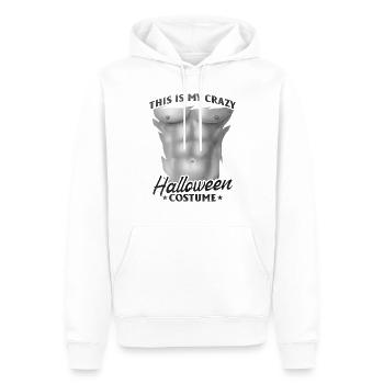 Funny Halloween Party - Crazy Halloween - Men’s Premium Organic Hoodie - white - Front - Nico (187cm)