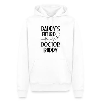 Doctor Kids - Le futur docteur de papa Buddy - Sweat à capuche Premium bio Homme - blanc - Devant - Nico (187cm)
