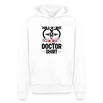This Is My Best Doctor Shirt Doctor - Männer Premium Bio Hoodie - Weiß - Vorne - Nico (187cm)