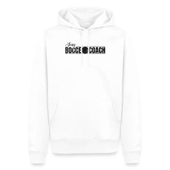 Entraîneur de pétanque sexy - Joueur de pétanque Joueur de boccia - Sweat à capuche Premium bio Homme - blanc - Devant - Nico (187cm)