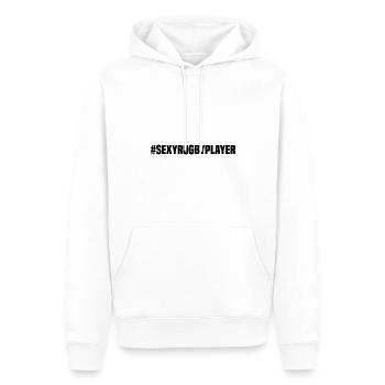 #SexyRugbyPlayer - Sexy Rugby Player - Männer Premium Bio Hoodie - Weiß - Vorne - Nico (187cm)