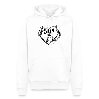 Every day is Tee-ball day - Männer Premium Bio Hoodie - Weiß - Vorne - Nico (187cm)