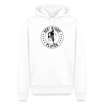 Sexy Rugby Player - Men’s Premium Organic Hoodie - white - Front - Nico (187cm)
