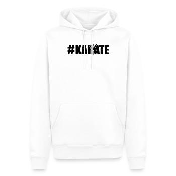 #Karate - Entraînement de karaté Karaté Combattant - Sweat à capuche Premium bio Homme - blanc - Devant - Nico (187cm)