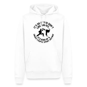 Karate Quotes Karate Sayings Karate - Männer Premium Bio Hoodie - Weiß - Vorne - Nico (187cm)