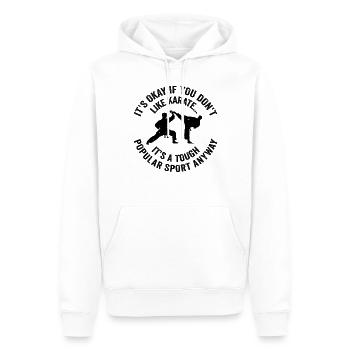 Karate Quotes Karate Sayings Karate - Männer Premium Bio Hoodie - Weiß - Vorne - Nico (187cm)