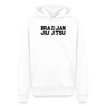 Brazilian Jiu Jitsu - Männer Premium Bio Hoodie - Weiß - Vorne - Nico (187cm)