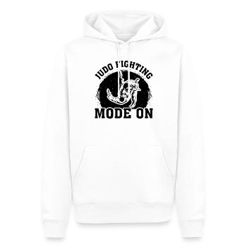Judo fighting Mode On - Judoka Judo Fighter Judoka - Men’s Premium Organic Hoodie - white - Front - Nico (187cm)