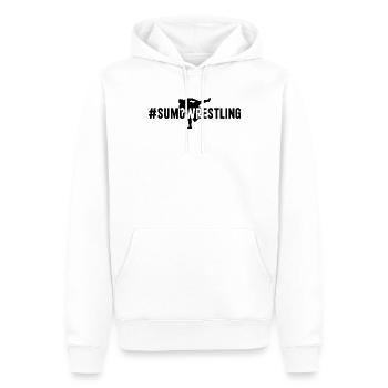 #sumoWrestling - Lutteur de sumo - Sweat à capuche Premium bio Homme - blanc - Devant - Nico (187cm)