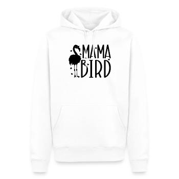 Flamingo Mama Bird Flamingo Mama - Men’s Premium Organic Hoodie - white - Front - Nico (187cm)