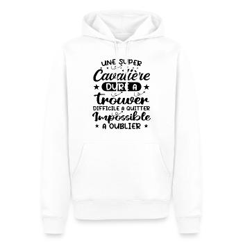 Ein Super Rider - Rider Geschenk - Männer Premium Bio Hoodie - Weiß - Vorne - Nico (187cm)
