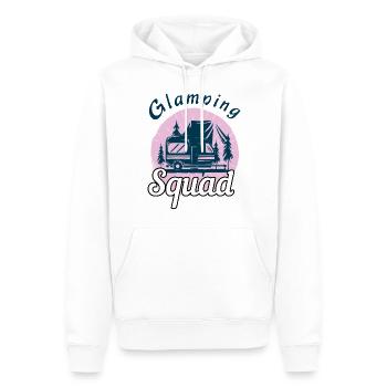 Camp Squad Adventure Vacation Glamp Go Camping - Männer Premium Bio Hoodie - Weiß - Vorne - Nico (187cm)