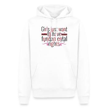 Girl Feminism Fundamental Rights Womens Equality - Männer Premium Bio Hoodie - Weiß - Vorne - Nico (187cm)