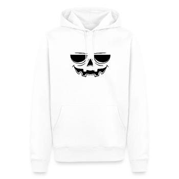 Devil Pumpkin Face Pumpkin Head Halloween - Männer Premium Bio Hoodie - Weiß - Vorne - Nico (187cm)