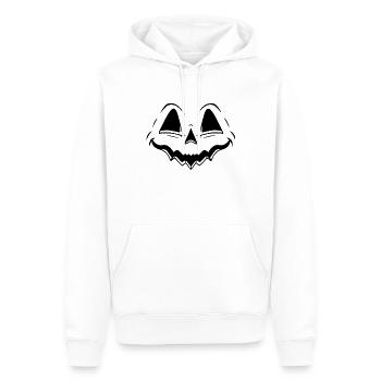 Squash Pumpkin Face Pumpkin Head Halloween - Männer Premium Bio Hoodie - Weiß - Vorne - Nico (187cm)