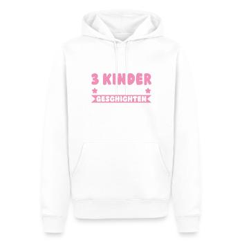 Mama Von 3 Kindern - Männer Premium Bio Hoodie - Weiß - Vorne - Nico (187cm)