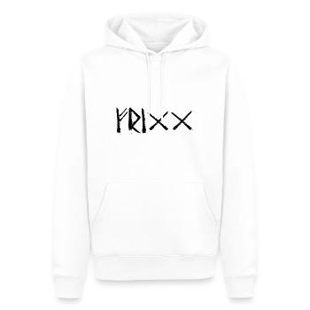 Frigg Runic Language - Men’s Premium Organic Hoodie - white - Front - Nico (187cm)