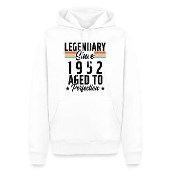 Legendary since 1952 Gift - Men’s Premium Organic Hoodie - white - Front - Nico (187cm)