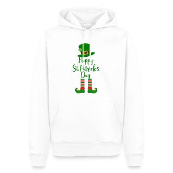 Accessoires de la Saint-Patrick Irlande Shamrock Décoration - Sweat à capuche Premium bio Homme - blanc - Devant - Nico (187cm)