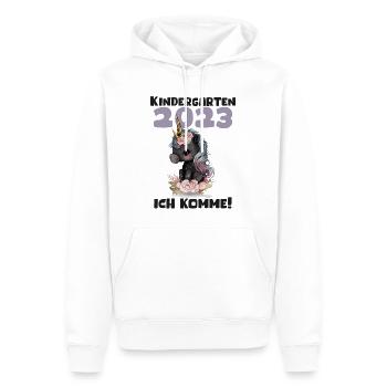 Kindergarten 2023 Jungen Mädchen Kita Geschenk - Männer Premium Bio Hoodie - Weiß - Vorne - Nico (187cm)