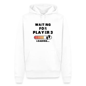 Erstes Mal Papa Mama Papa Mama Erstes Kind - Männer Premium Bio Hoodie - Weiß - Vorne - Nico (187cm)