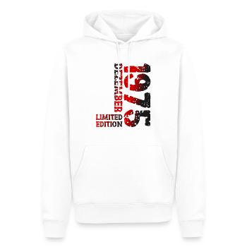 1975 Dezember Limited Edition 48. Geburtstag Deko - Männer Premium Bio Hoodie - Weiß - Vorne - Nico (187cm)