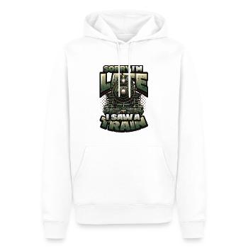 Trainspotting Zug Liebhaber Züge - Männer Premium Bio Hoodie - Weiß - Vorne - Nico (187cm)