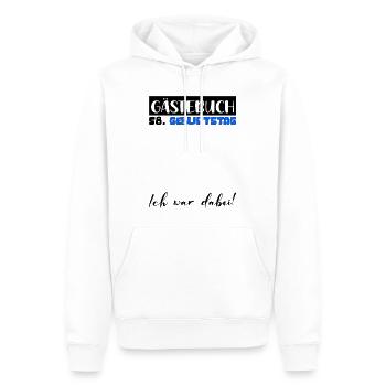 58 Birthday Gift Man Decoration Men Guestbook - Men’s Premium Organic Hoodie - white - Front - Nico (187cm)