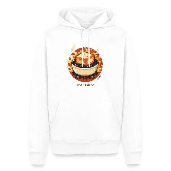 Eine einfache Tasse heißes Tofu - Männer Premium Bio Hoodie - Weiß - Vorne - Nico (187cm)