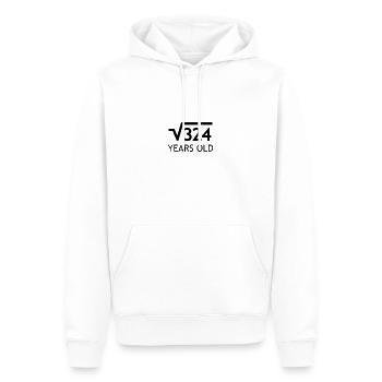 Cadeau d'anniversaire de 18 ans toute l'année - Sweat à capuche Premium bio Homme - blanc - Devant - Nico (187cm)