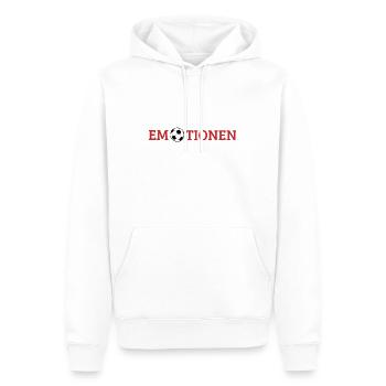 Fussball Emotionen Leidenschaft Geschenk - Männer Premium Bio Hoodie - Weiß - Vorne - Nico (187cm)