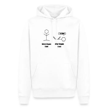 Organische Chemie Exam Chemielehrer Geschenk - Männer Premium Bio Hoodie - Weiß - Vorne - Nico (187cm)