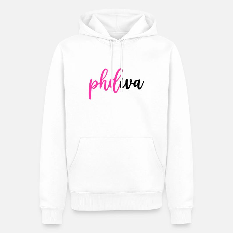 Phd diva Abschluss Geschenk - Männer Premium Bio Hoodie - Weiß