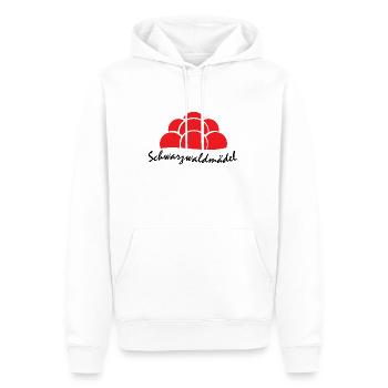 Schwarzwaldmaedel Schwarzwald Bollenhut Frau - Männer Premium Bio Hoodie - Weiß - Vorne - Nico (187cm)