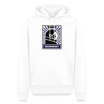 Astronaut cosmos astronomy space rocket - Men’s Premium Organic Hoodie - white - Front - Nico (187cm)