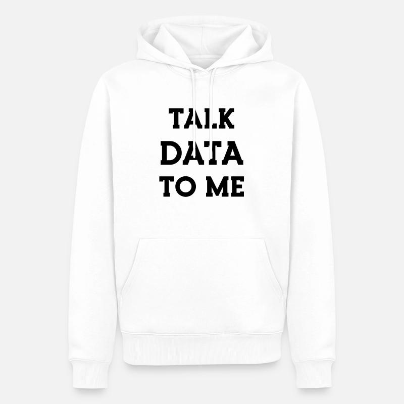 Data Science Statistics Data Scientist - Sweat à capuche Premium bio Homme - blanc