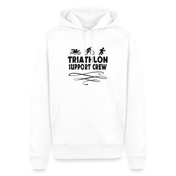 Triathlon Swim Bike Run Triathlète Sport Poison - Sweat à capuche Premium bio Homme - blanc - Devant - Nico (187cm)