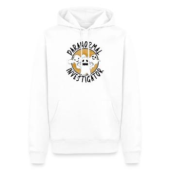 Ghost Hunter Haunted House Paranormal Halloween - Men’s Premium Organic Hoodie - white - Front - Nico (187cm)