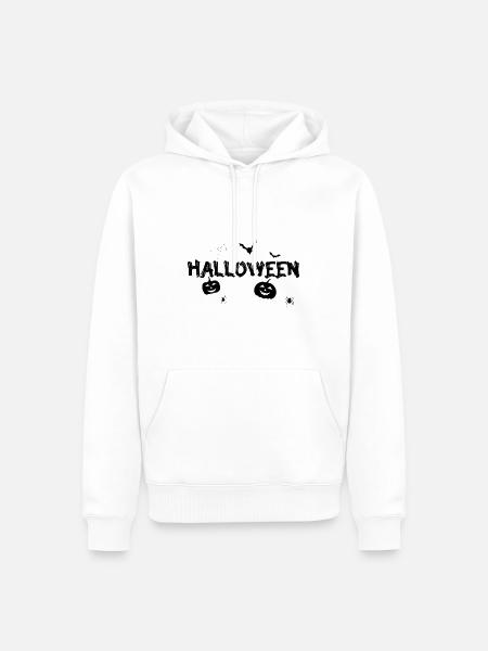 Halloween - Männer Premium Bio Hoodie - Weiß