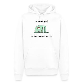 FEIERTAG. FROHE FEIERTAGE. GELIEBTE. MEISTER. LEHRER - Männer Premium Bio Hoodie - Weiß - Vorne - Nico (187cm)